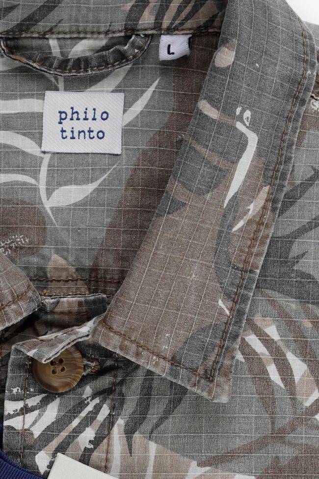 philotinto Hemd Herren Philotinto Regular Muster 100% Baumwolle kragen Italienisch Lange Ärmel Letzter Tag