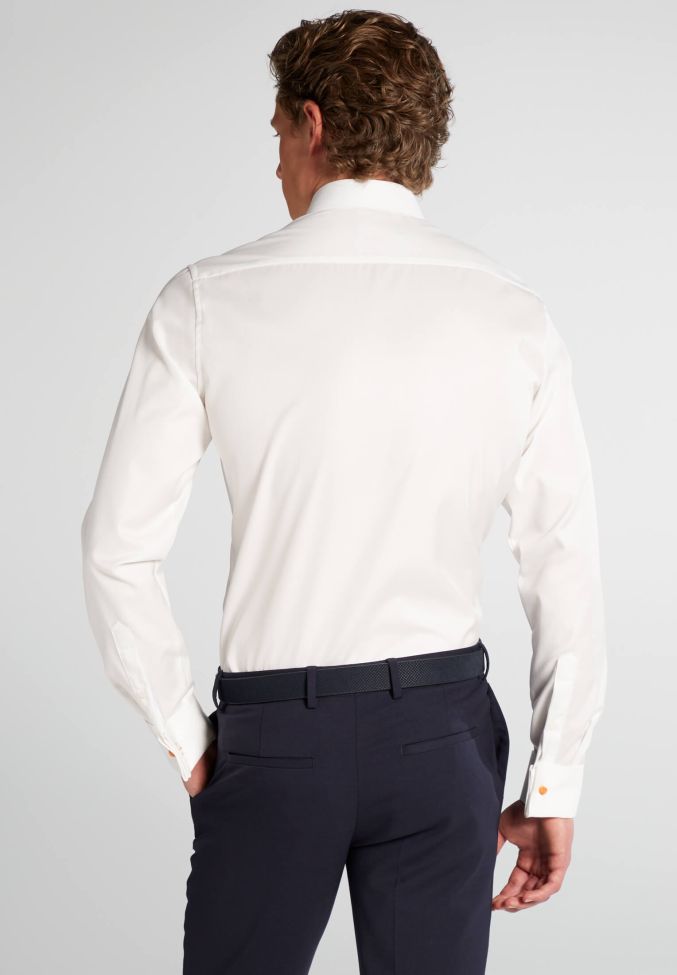 eterna Hemd Herren Eterna Slim Bügelfreie kragen Französisch Lange Ärmel Zeitbegrenzte Promotion
