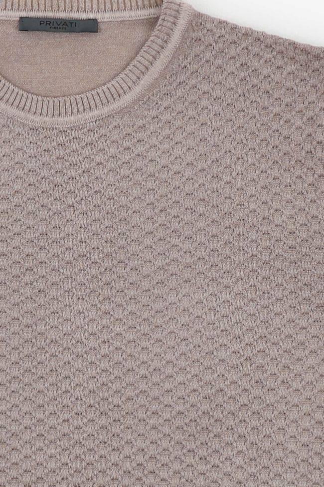 privati firenze Strickwaren Herren Privati Firenze Rundhalsausschnitt Slim Halb Unifarben 100% Merinowolle Riesige Rabatte
