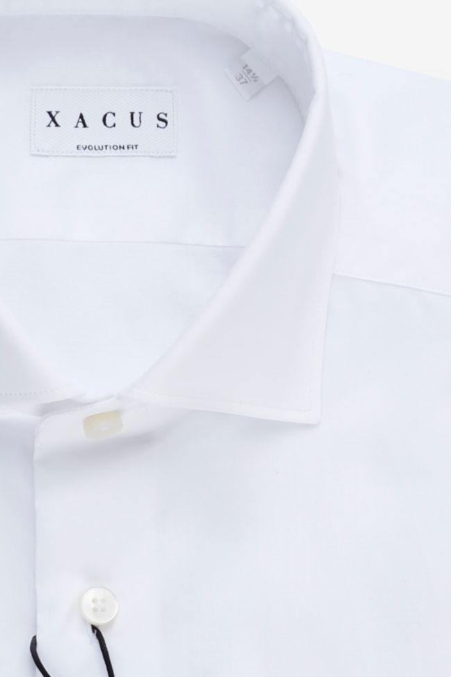 xacus Hemd Herren Xacus Classic Einfarbig 100% Baumwolle kragen Französisch Lange Ärmel Saisonschlussverkauf