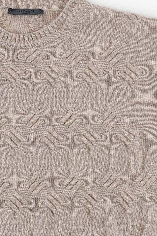 privati firenze Strickwaren Herren Privati Firenze Rundhalsausschnitt Slim Muster 90% wolle 10% Kaschmir Cyber Monday
