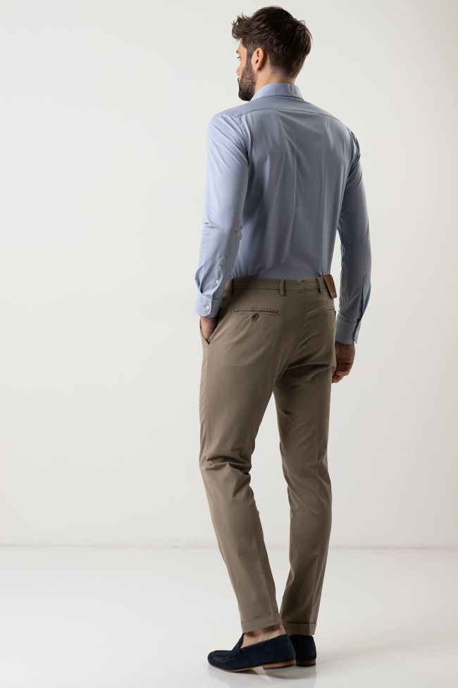 b-settecento Hose Herren B-Settecento Chinos Slim Einfarbig 97% Baumwolle 3% elastan Nur für heute