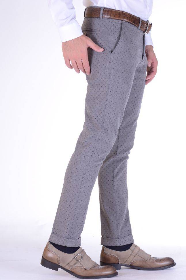 b-settecento Hose Herren B-Settecento Chinos Slim Halb Unifarben 97% Baumwolle 3% elastan Günstiger Verkauf