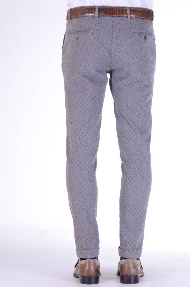 b-settecento Hose Herren B-Settecento Chinos Slim Halb Unifarben 97% Baumwolle 3% elastan Günstiger Verkauf