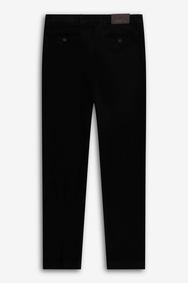 moro Hose Herren Moro Chinos Slim Einfarbig 66% polyester 34%linen Jubiläumsangebot