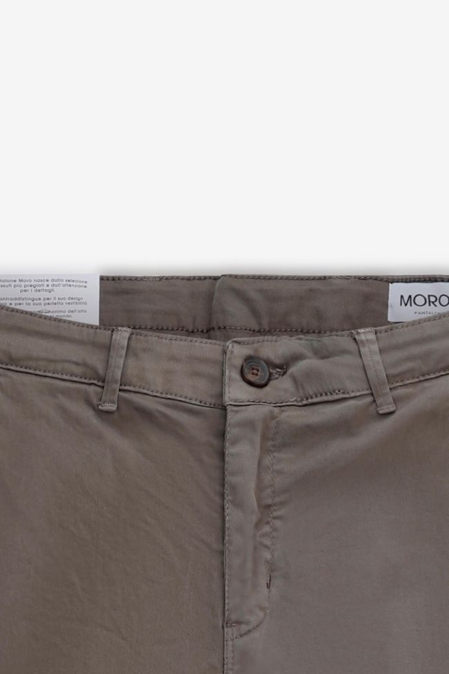 moro Hose Herren Moro Chinos Slim Einfarbig 98% cotton 2% ea Online Outlet