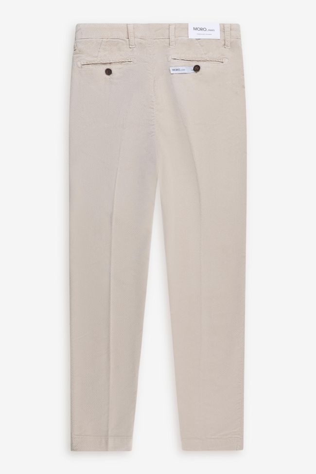 moro Hose Herren Moro Chinos Slim Einfarbig 98% cotton 2% ea Clearance-Verkauf