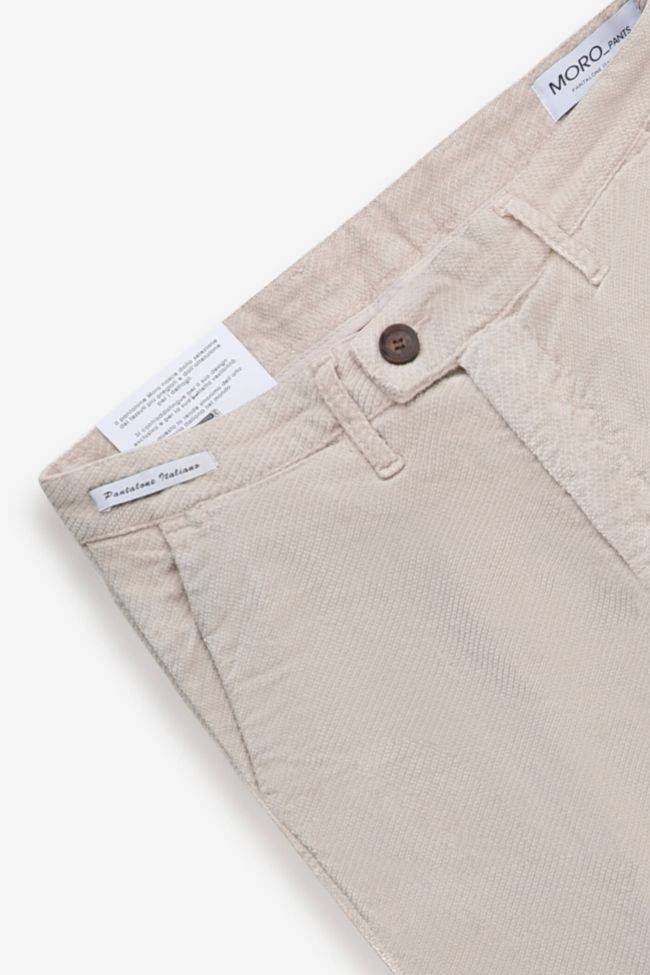 moro Hose Herren Moro Chinos Slim Einfarbig 98% cotton 2% ea Clearance-Verkauf