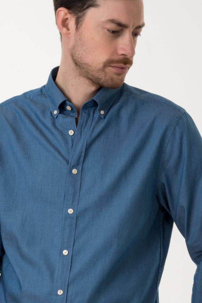 gant Hemd Herren Gant Regular Einfarbig 100% Baumwolle kragen Button-Down Lange Ärmel 2025