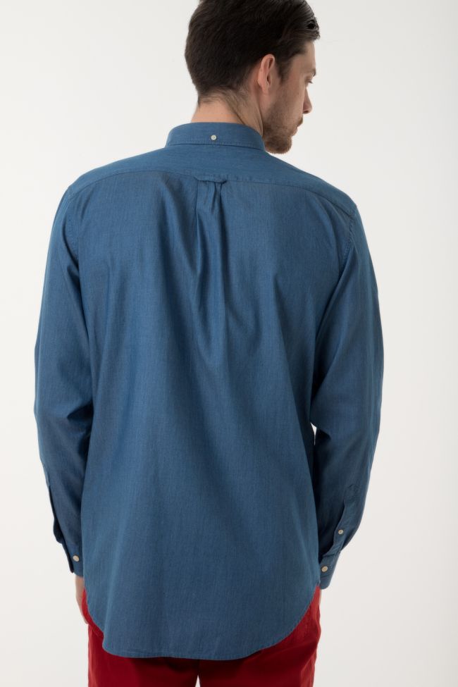 gant Hemd Herren Gant Regular Einfarbig 100% Baumwolle kragen Button-Down Lange Ärmel 2025