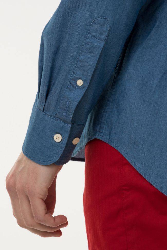 gant Hemd Herren Gant Regular Einfarbig 100% Baumwolle kragen Button-Down Lange Ärmel 2025