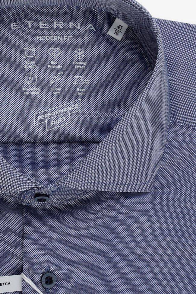 eterna Hemd Herren Eterna Classic Halb Unifarben 40% cotton 57% pa 3% ea kragen Französisch Lange Ärmel Auslauf