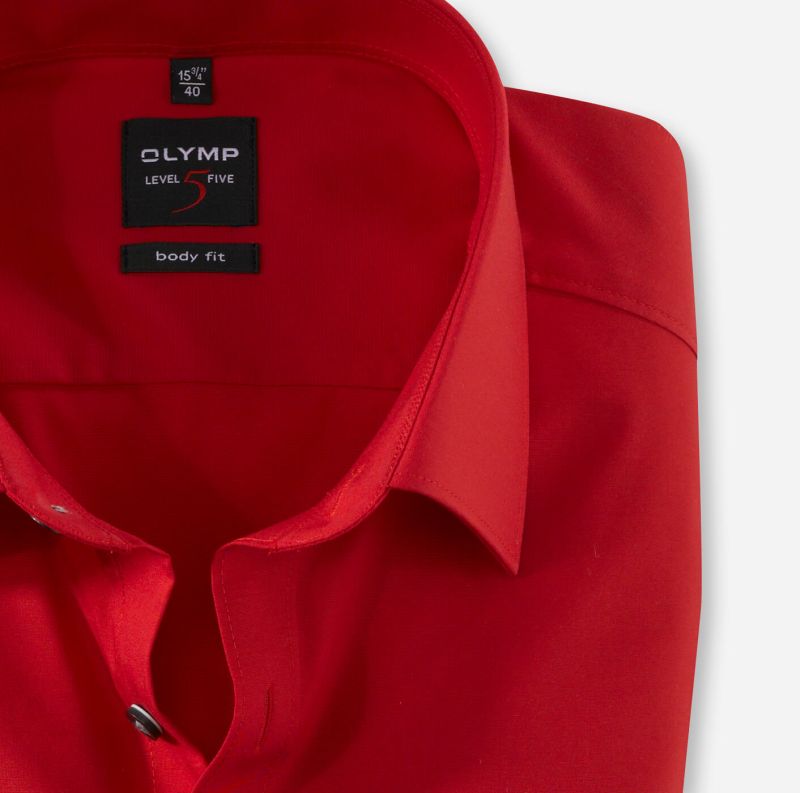olymp Hemd Herren Olymp Regular Einfarbig kragen Italienisch Lange Ärmel Günstig kaufen