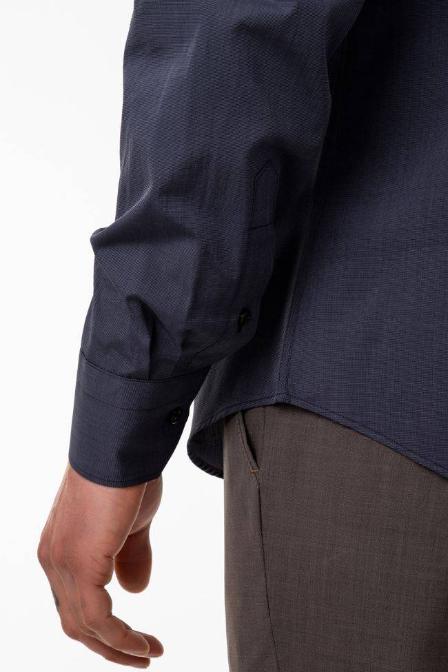 aplomb Hemd Herren Aplomb Regular Einfarbig 100% Baumwolle kragen Button-Down Lange Ärmel Großer Ausverkauf