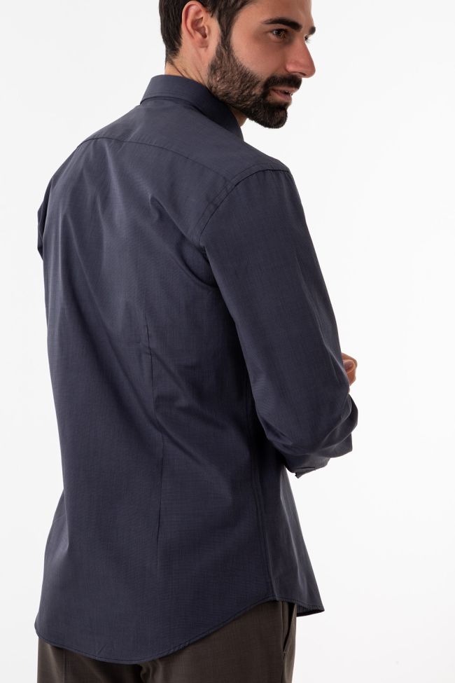 aplomb Hemd Herren Aplomb Regular Einfarbig 100% Baumwolle kragen Button-Down Lange Ärmel Großer Ausverkauf