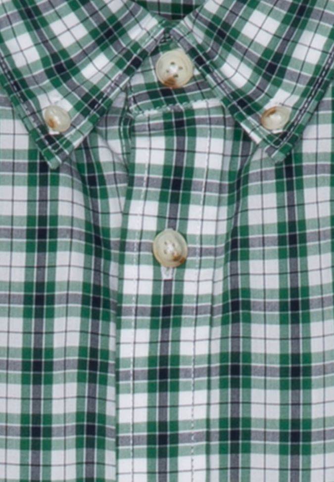 seidensticker Hemd Herren Seidensticker Regular Bügelfreie Karo kragen Button-Down Kurze Ärmel Räumungsverkauf