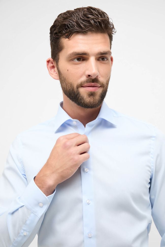 eterna Hemd Herren Eterna Slim Bügelfreie Lange Ärmel 50% Rabatt mit kostenlosem Versand
