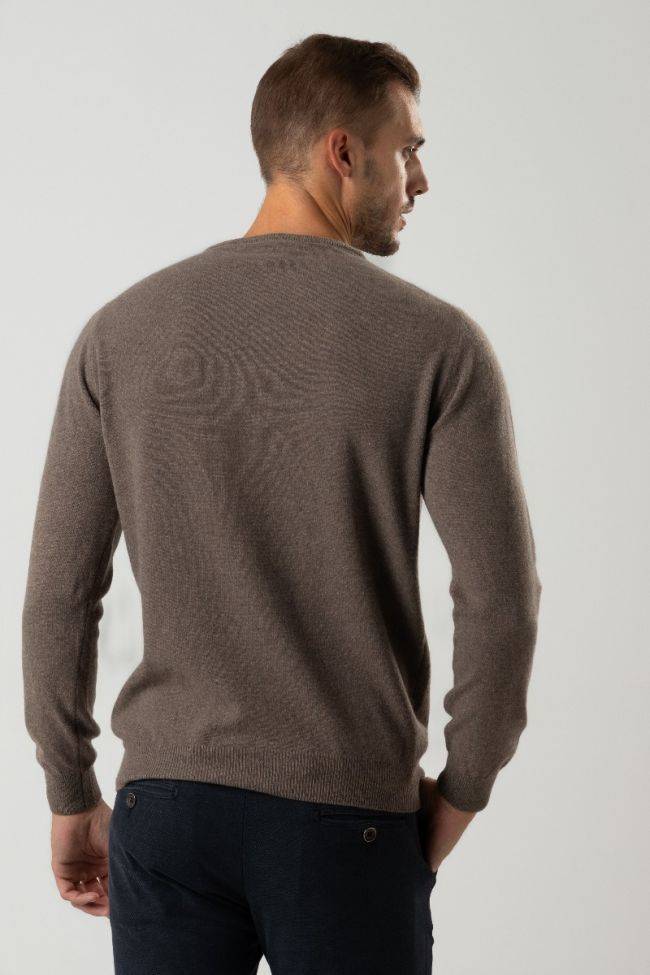 privati firenze Strickwaren Herren Privati Firenze Rundhalsausschnitt Slim Einfarbig 100% Kaschmir Verkauf