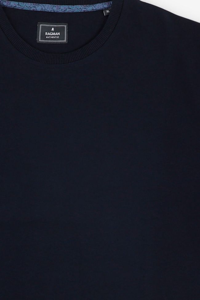 ragman Strickwaren Herren Ragman Sweatshirt Classic Einfarbig 55% Baumwolle, 45% Polyamid Günstig kaufen