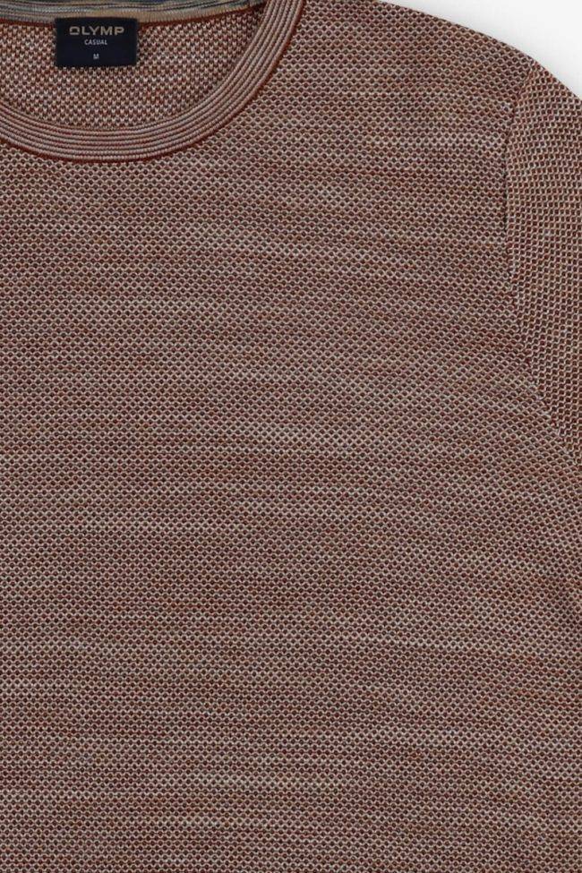 olymp Strickwaren Herren Olymp Rundhalsausschnitt Regular Halb Unifarben 100% Wolle Top Angebot