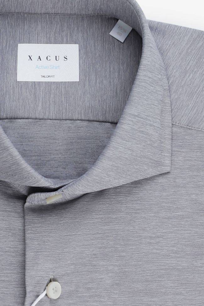 xacus Hemd Herren Xacus Regular Einfarbig 60%polyester29%polyamide11%elastane kragen Französisch Lange Ärmel Letzte 3 Tage