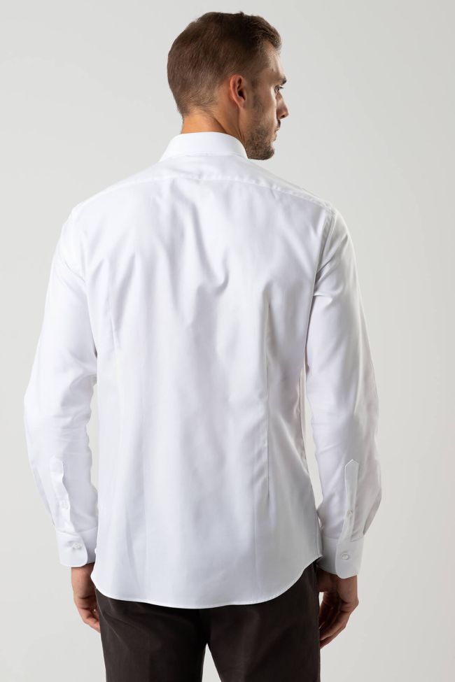 ingram Hemd Herren Ingram Slim Einfarbig 100% Baumwolle kragen Italienisch Lange Ärmel Letzte 2 Tage