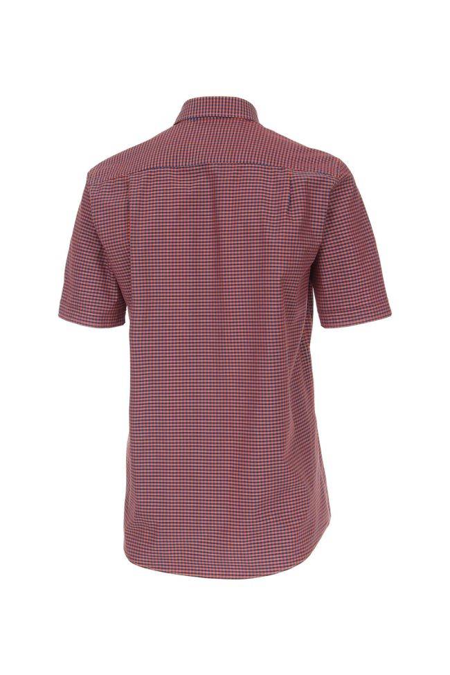 casamoda Hemd Herren Casamoda Comfort Karo kragen Französisch Kurze Ärmel Bis zu 50% Rabatt