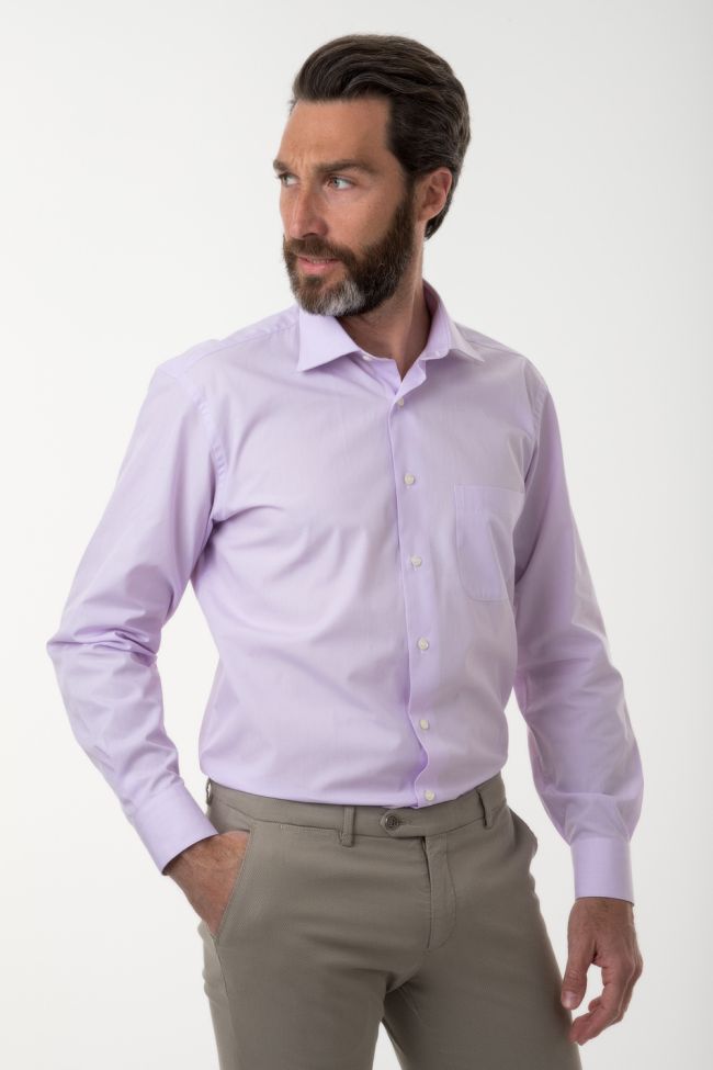 aplomb Hemd Herren Aplomb Classic Einfarbig 100% Baumwolle kragen Italienisch Lange Ärmel Super Rabatt