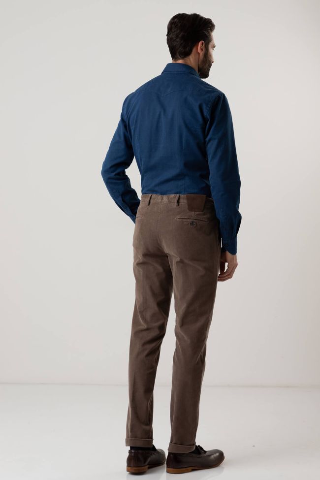 b-settecento Hose Herren B-Settecento Chinos Slim Einfarbig 98% cotton 2% elastan Blitzverkäufe