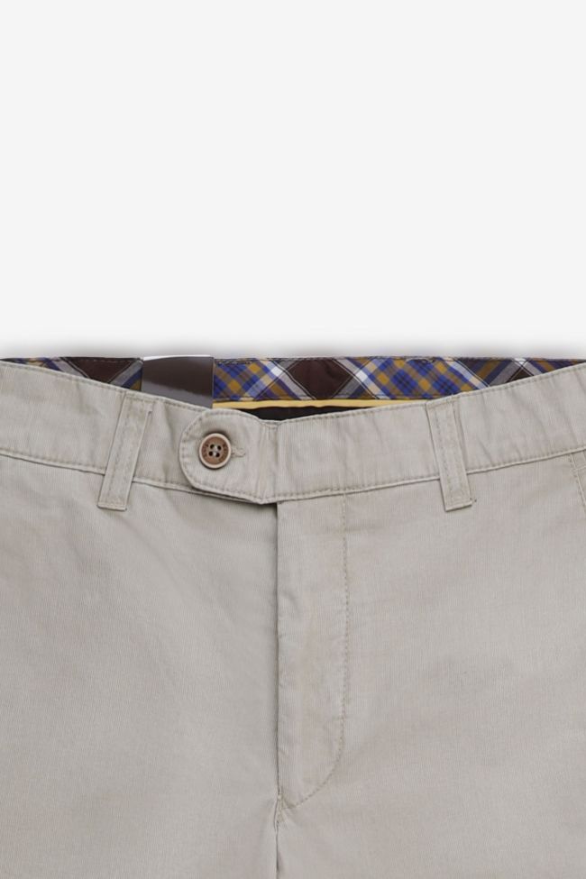 luigi morini Hose Herren Luigi Morini Chinos Regular Einfarbig 97% Baumwolle 3% elastan Neueste Mode