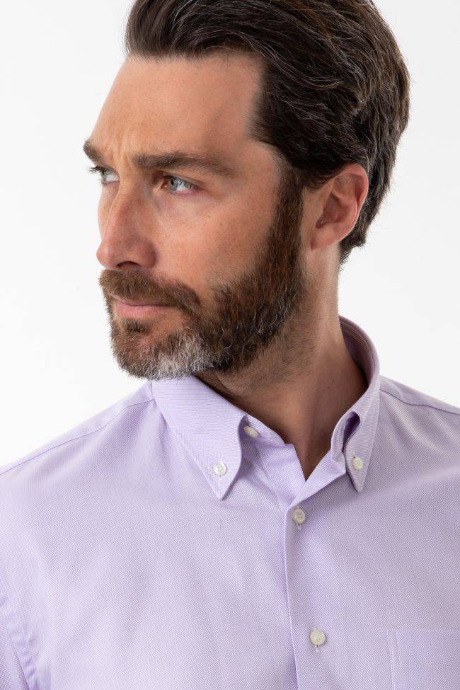 aplomb Hemd Herren Aplomb Classic Einfarbig 100% Baumwolle kragen Button-Down Lange Ärmel Wochenangebot