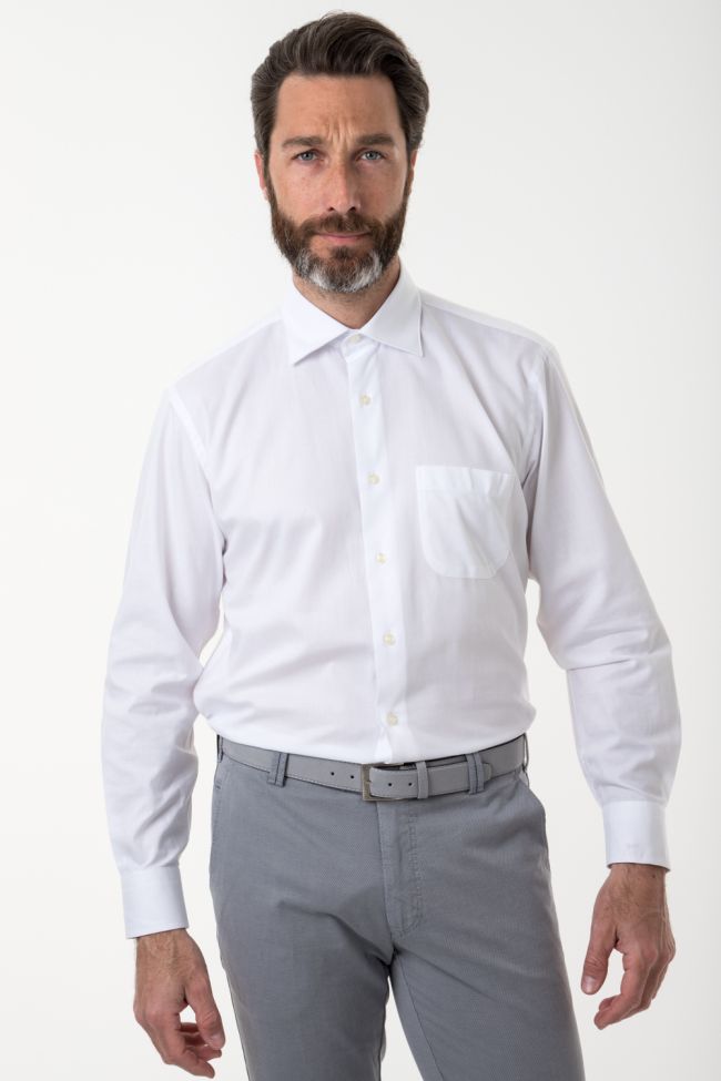 aplomb Hemd Herren Aplomb Classic Einfarbig 100% Baumwolle kragen Italienisch Lange Ärmel Kostenlose Rückgabe