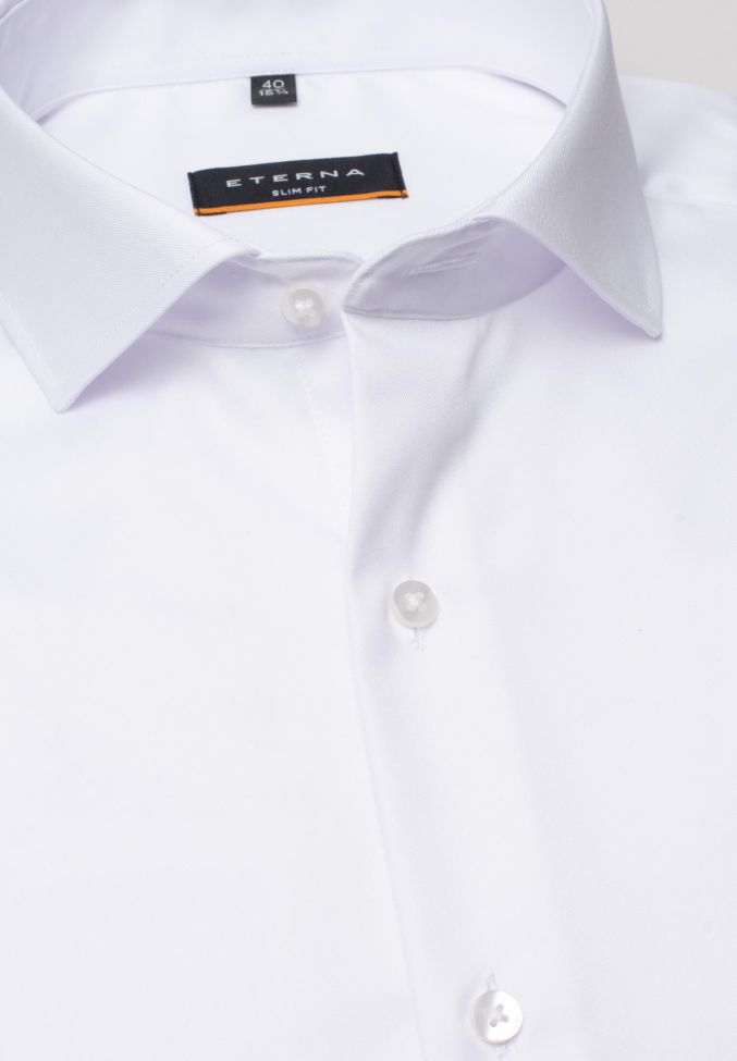eterna Hemd Herren Eterna Slim Bügelfreie kragen Französisch Lange Ärmel Zeitbegrenzte Promotion