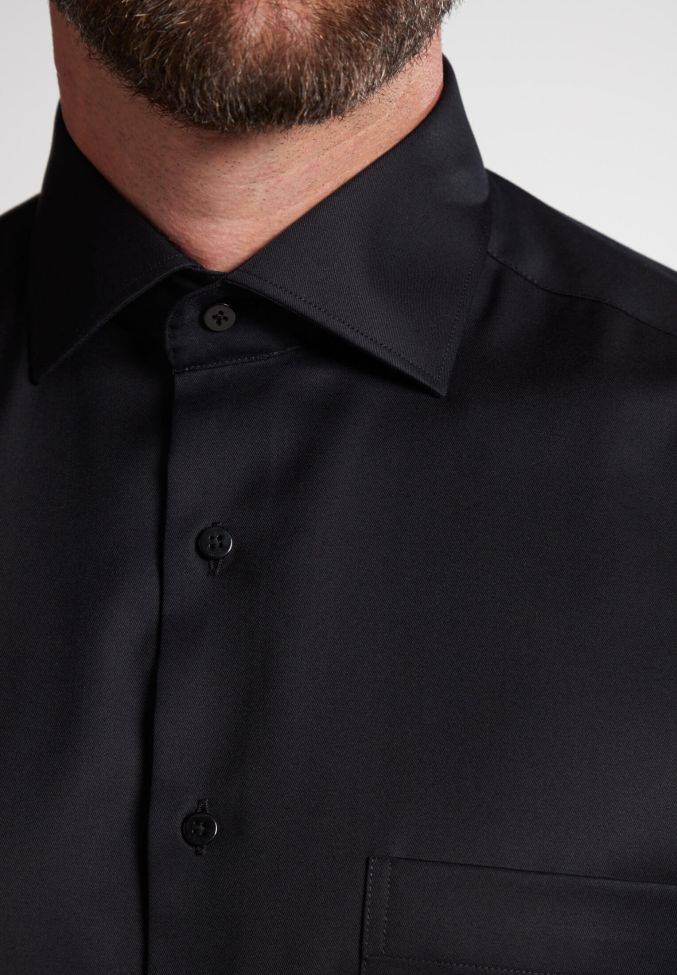 eterna Hemd Herren Eterna Comfort Bügelfreie kragen Italienisch Lange Ärmel Vierteljährliche Förderung