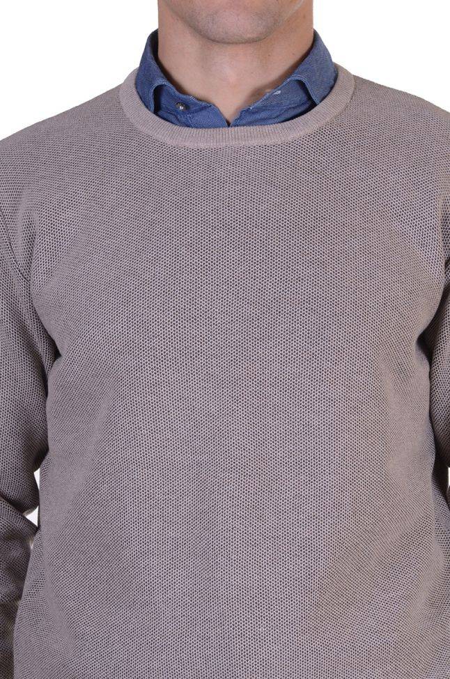 casamoda Strickwaren Herren Casamoda Rundhalsausschnitt Classic Einfarbig 100% winter cotton Sonderangebot