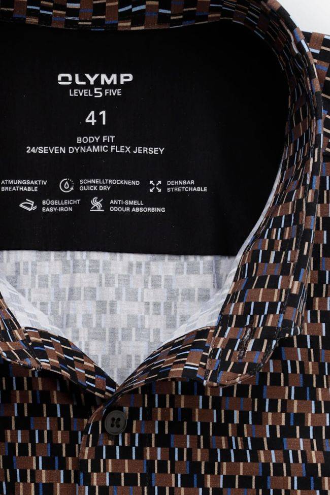 olymp Hemd Herren Olymp Regular Muster 92% Baumwolle 8% lycra kragen Französisch Lange Ärmel Räumungsverkauf