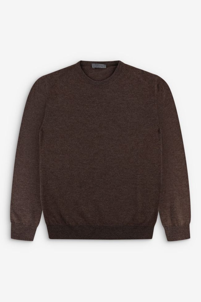 privati firenze Strickwaren Herren Privati Firenze Rundhalsausschnitt Slim Einfarbig 70% Wolle, 30% Kaschmir Kostenlose Rückgabe