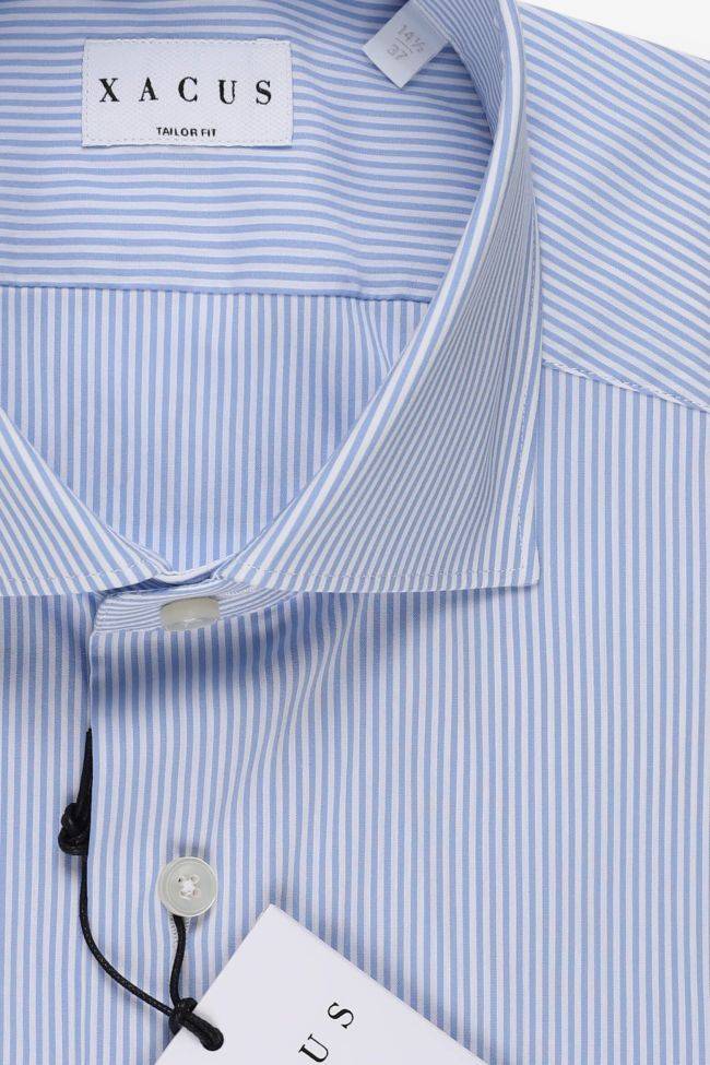 xacus Hemd Herren Xacus Regular Streifen 100% Baumwolle kragen Französisch Lange Ärmel Fabrikladen