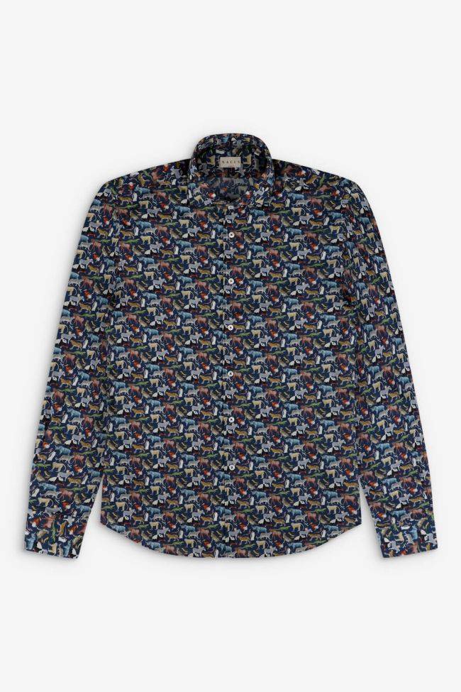 xacus Hemd Herren Xacus Regular Muster 100% Baumwolle gewaschen kragen Französisch Lange Ärmel Rabatte dieses Monats