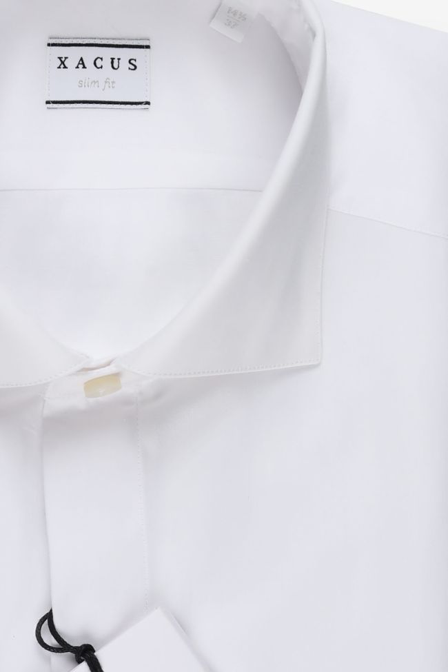 xacus Hemd Herren Xacus Slim Einfarbig 100% Baumwolle kragen Französisch Lange Ärmel Bis zu 65% Rabatt
