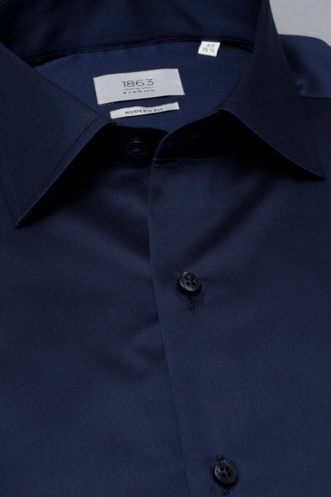 eterna Hemd Herren Eterna Classic Bügelfreie kragen Italienisch Lange Ärmel Im Verkauf