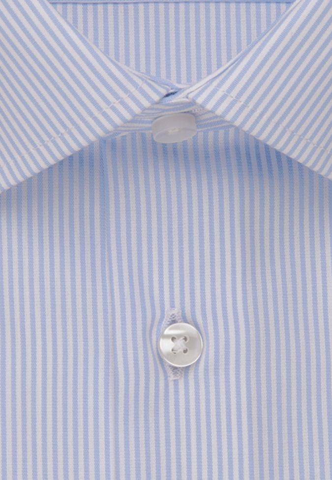seidensticker Hemd Herren Seidensticker Slim Bügelfreie Streifen kragen Italienisch Lange Ärmel Günstiger Verkauf