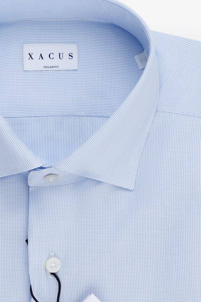 xacus Hemd Herren Xacus Regular Halb Unifarben 100% Baumwolle kragen Französisch Lange Ärmel Fabrikladen