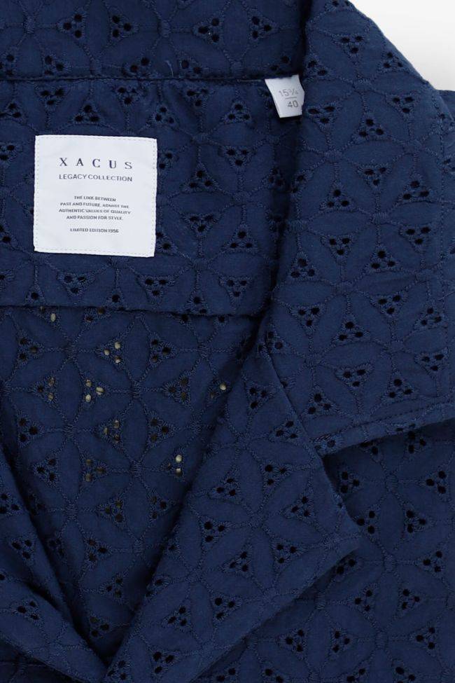 xacus Hemd Herren Xacus Regular Muster 100% Baumwolle kragen Hawaiikragen Kurze Ärmel Online
