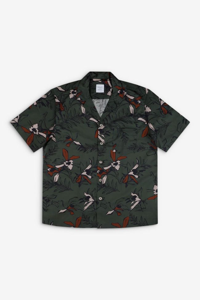 xacus Hemd Herren Xacus Regular Muster 100% Baumwolle kragen Hawaiikragen Kurze Ärmel Günstig kaufen