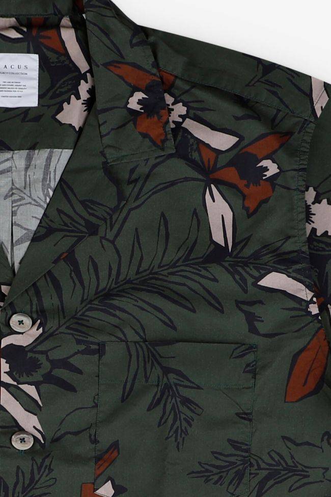 xacus Hemd Herren Xacus Regular Muster 100% Baumwolle kragen Hawaiikragen Kurze Ärmel Günstig kaufen