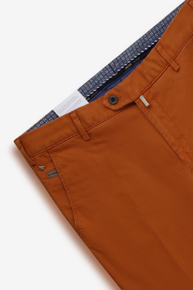 meyer Hose Herren Meyer Chinos Classic Einfarbig 81%cotton 15% kapok 4%elastane Jubiläumsangebot