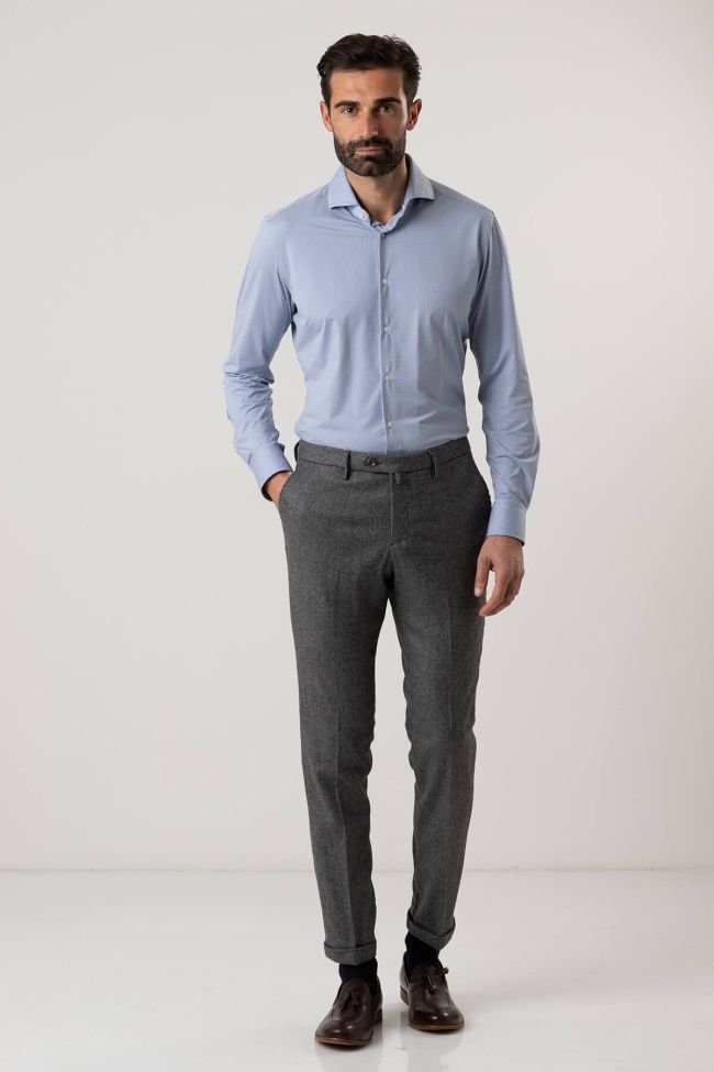 b-settecento Hose Herren B-Settecento Chinos Slim Halb Unifarben Nur für heute