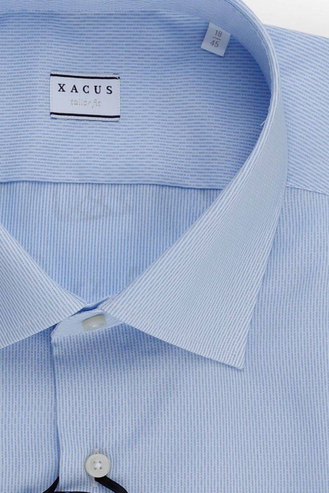 xacus Hemd Herren Xacus Regular Halb Unifarben 100% Baumwolle kragen Italienisch Lange Ärmel Fabrikladen