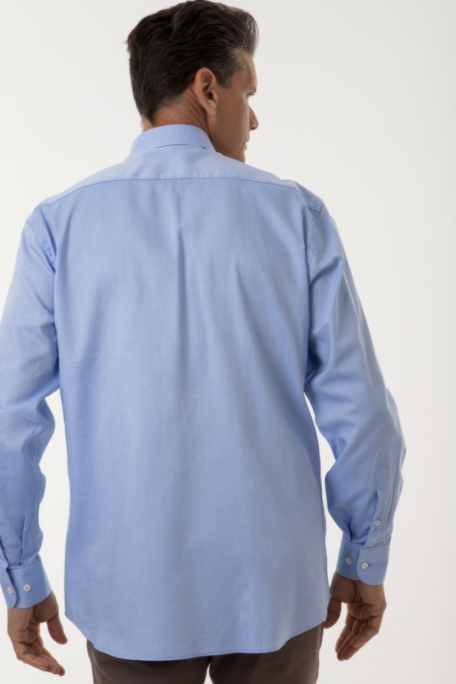 aplomb Hemd Herren Aplomb Classic Einfarbig 100% Baumwolle kragen Italienisch Lange Ärmel Speichern exportieren